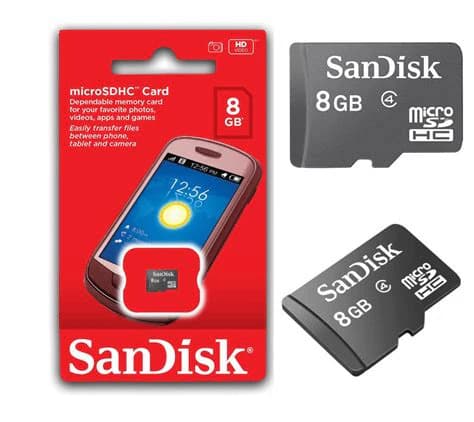  microSDHC Memory Card 8GB Classe 10  — image 1