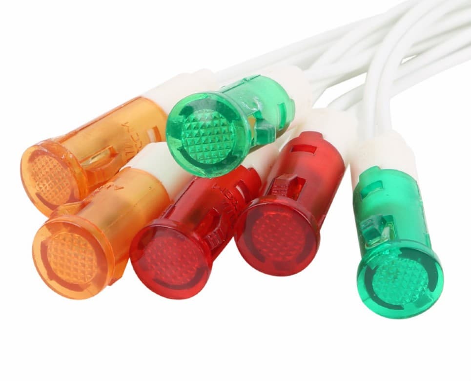MDX-11A 12V Signal Lamp 10mm with 2 wire — image 1