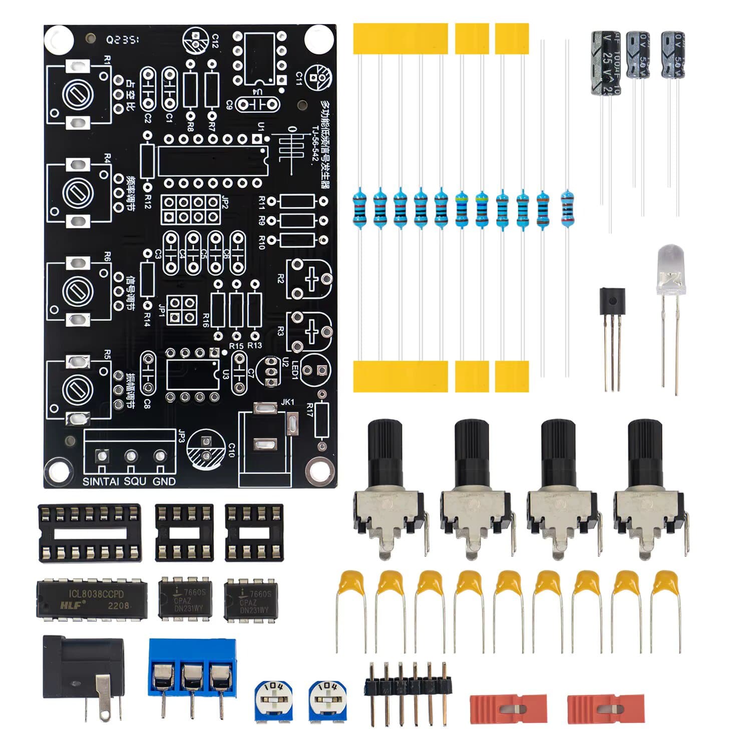 Kit ICL 8038 signal generator DIY soldering — image 1