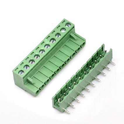 5.08mm Right Angle Screw Terminal block - 8 pin  — image 1