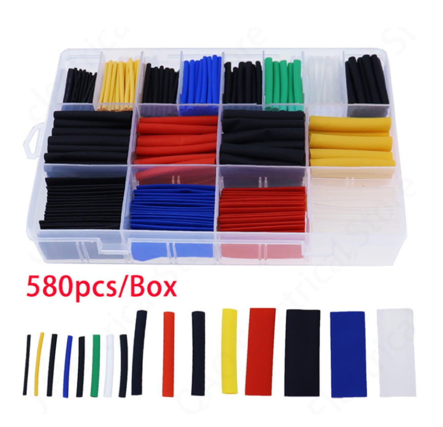 580pcs/lot Heat Shrink Tubing set  — image 1
