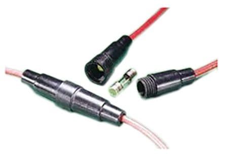 24cm 5x20 Fuse Holder Case with 22AWG Wire Cable — image 1