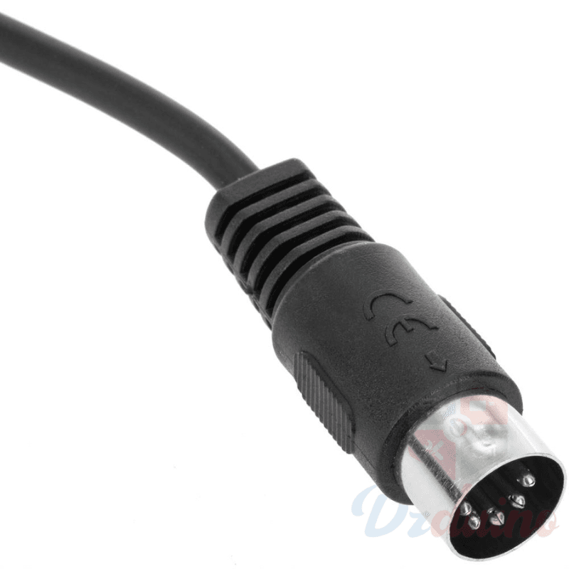Panel Mount Male Jack DIN Adapter MIDI Cable Connector  — image 1