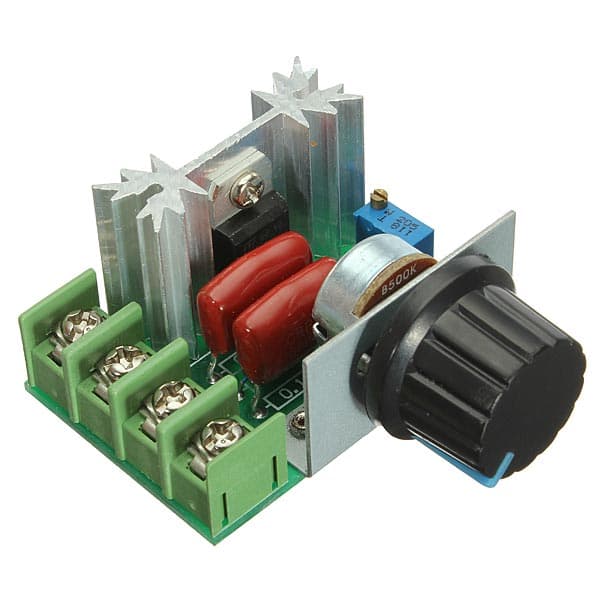 2000W 50V-220V Adjustable Voltage Regulator PWM AC Motor Speed Controller — image 1