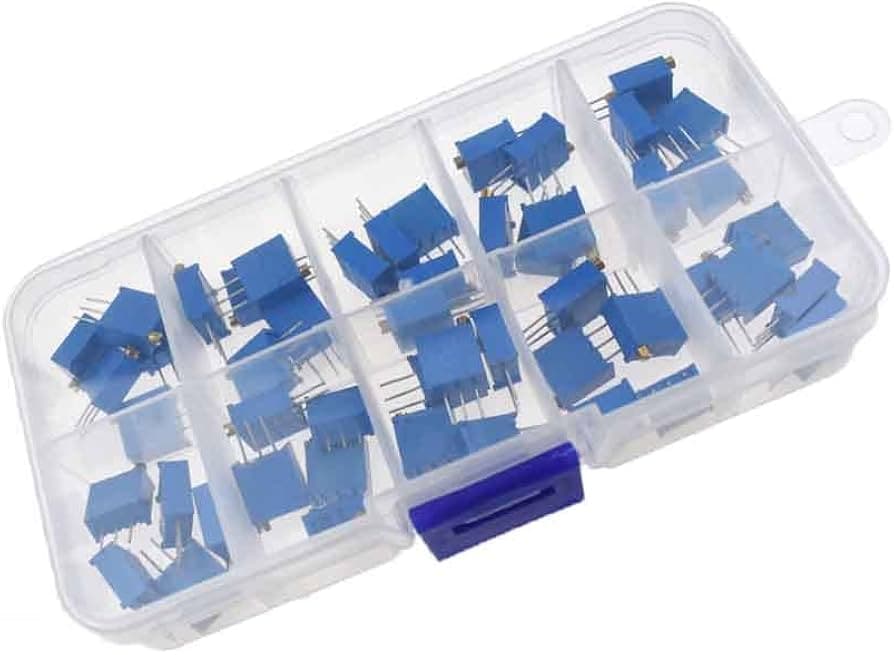  10 Value 50pcs 100Ω~100KΩ 3296W  Potentiometer Kit — image 1