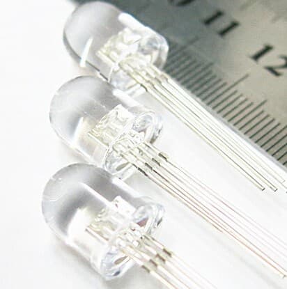 10mm RGB LED 4pin Super bright Common Cathode  — image 1