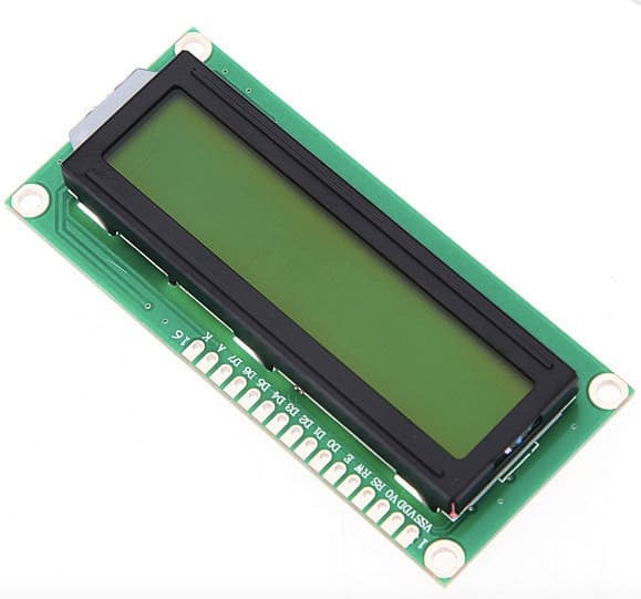 1602 LCD with yellow light — image 1