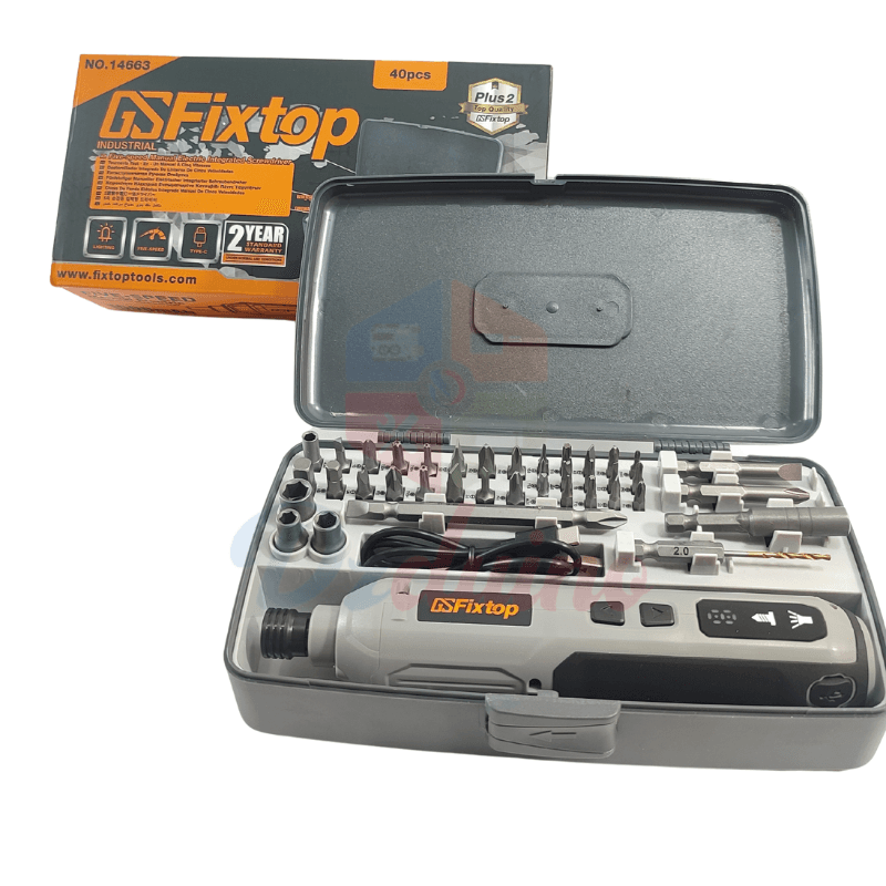 electric screwdriver 40 pcs 3.6v 14663 GSFIXTOP — image 1
