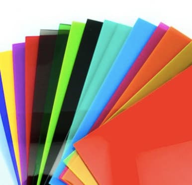 20cm*20cm*2.6mm black acrylic sheet — image 1
