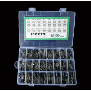  500Pcs Aluminum Electrolytic Capacitors kit (0.1UF-1000UF) — image 1