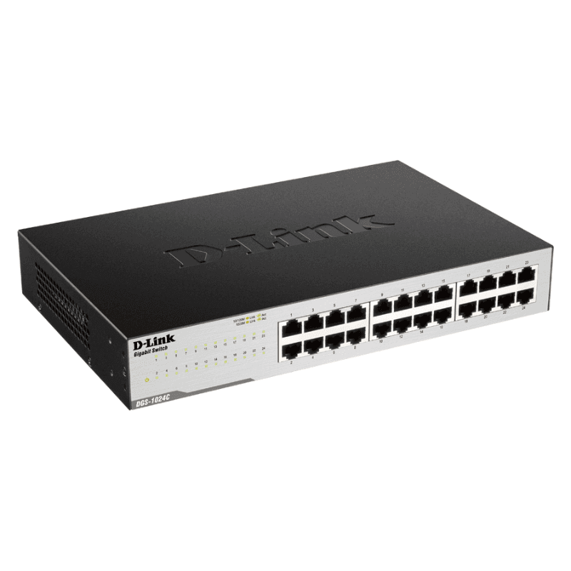 24-Port Gigabit Unmanaged Switch DGS-1024C — image 1