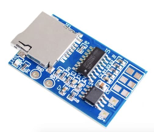 3.7V-5V TF Card MP3 Decoder Board — image 1