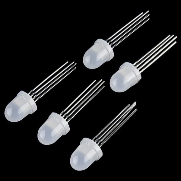 LED - RGB Addressable, PTH, 5mm APA106 — image 1