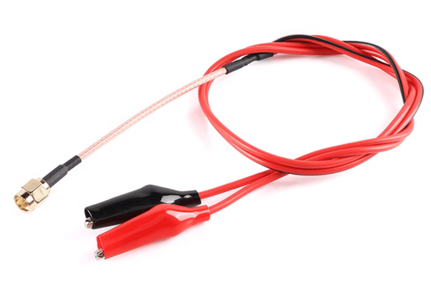 SMA Male Plug to Dual Alligator Clip RG316 Cable 50cm — image 1