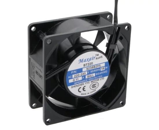 metal fan 120X120mm 220V 0.12A 21W — image 1