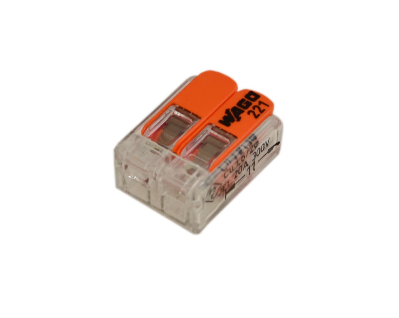 WAGO 221-412 Wire Connectors 2 Way — image 1