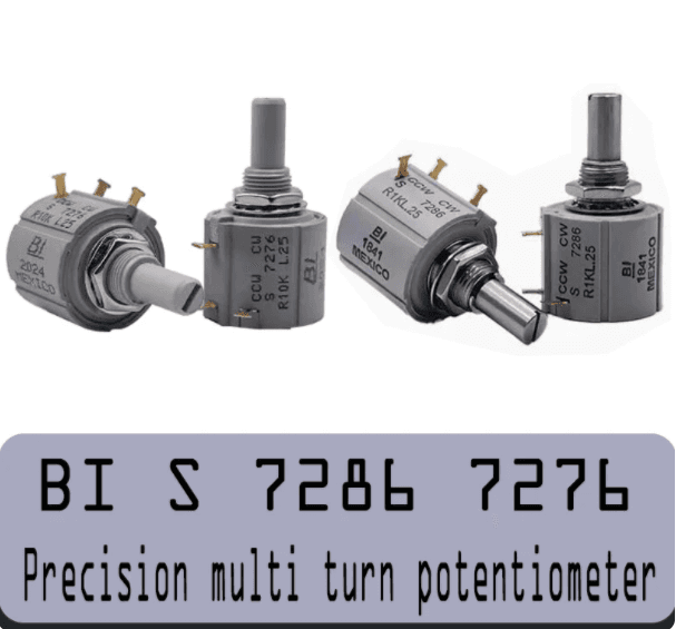 BI S 7286 7276  precision multi turn potentiometer 10 turns 2W 10K — image 1