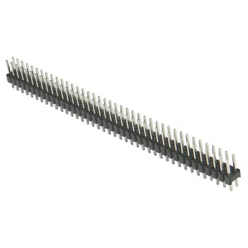 2 Row 40 Pin 2.54mm Pitch Straight Pin Header — image 1