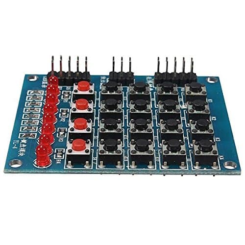 8LED Push Buttons Matrix Keypad 4X4 — image 1