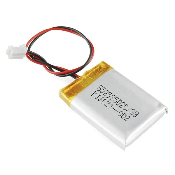 Polymer Lithium Ion Battery - 400mAh — image 1