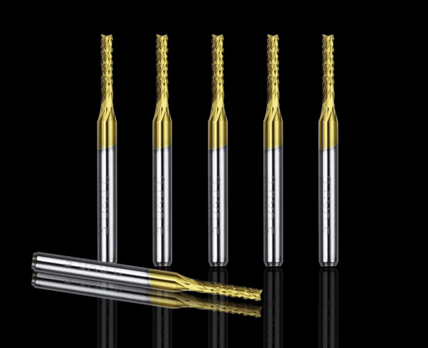 1.5mm Corn End Tin Coated Pcb Milling Bit  — image 1