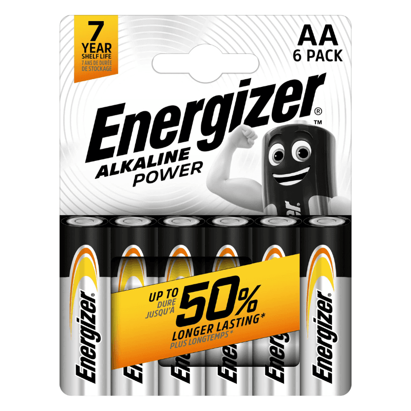 Energizer Alkaline Power 6 × AA Batteries — image 1