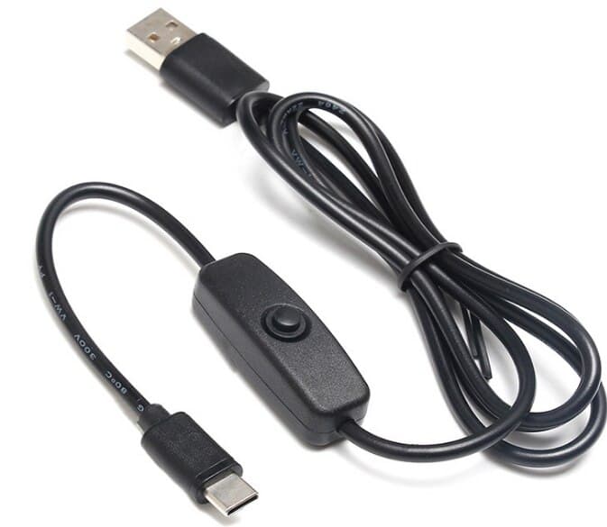 USB Type C 5V 3A Charging Cable  with ON/OFF Switch — image 1