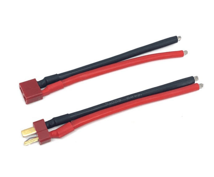 T Plug Battery Connector 14WAG Cable 12cm — image 1