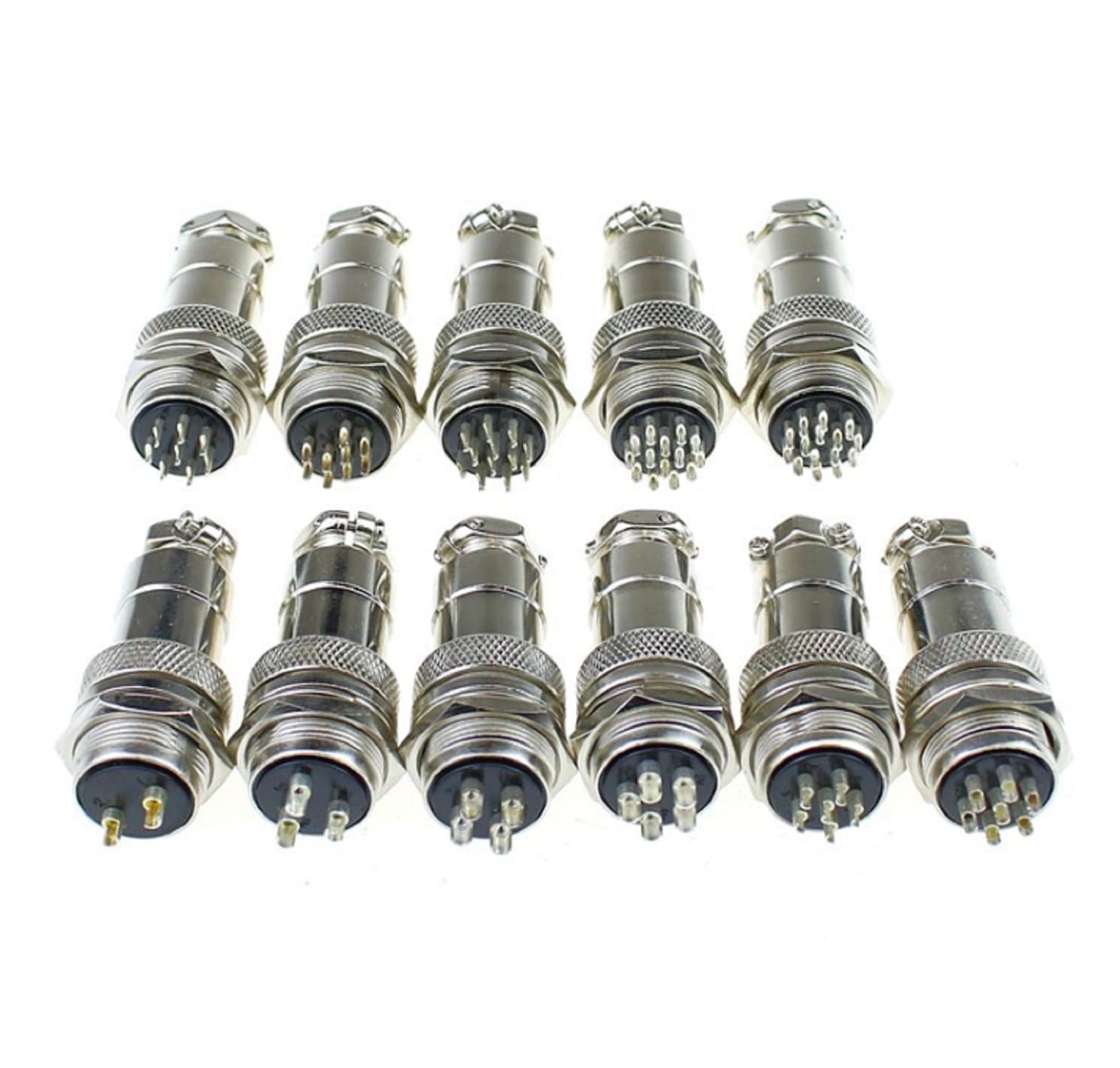 GX20 20mm Male &amp; Female Circular Connector 2Pin — image 1