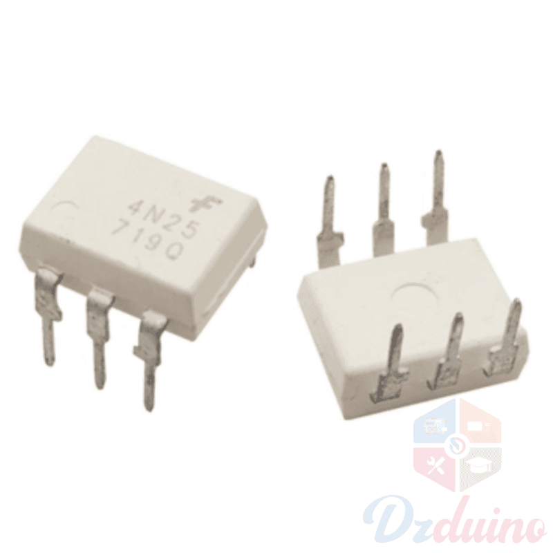 4N25M DC Input Optocoupler, Through Hole, 6-Pin PDIP — image 1