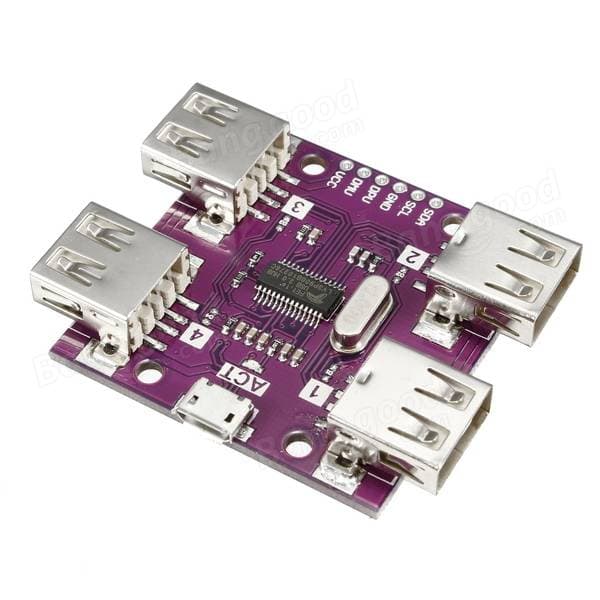 USB 2.0 HUB 4-Port Controller Module High Speed DC 5V 500mA — image 1