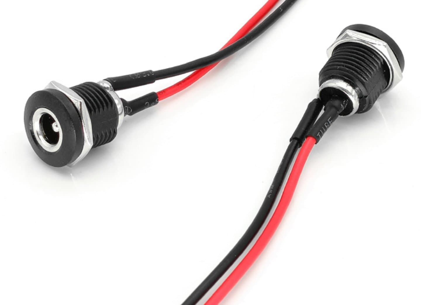 DC-022B DC Jack Female with wire 5.5*2.1/5.5*2.5MM — image 1