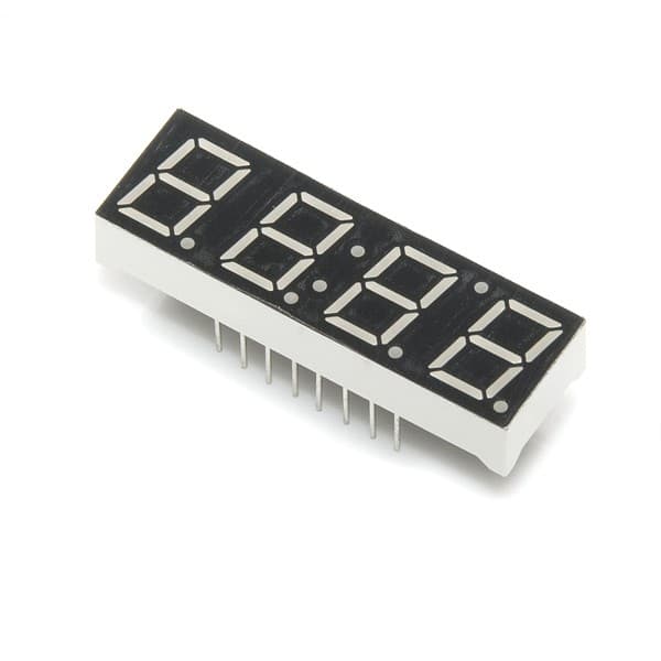 7 Segment 4 Digit Common cathode 0.39 Inch RED  16P — image 1
