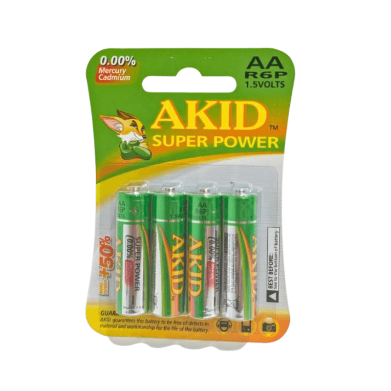 AKID Super Power AA Zinc-Carbon Batteries 1.5v — image 1