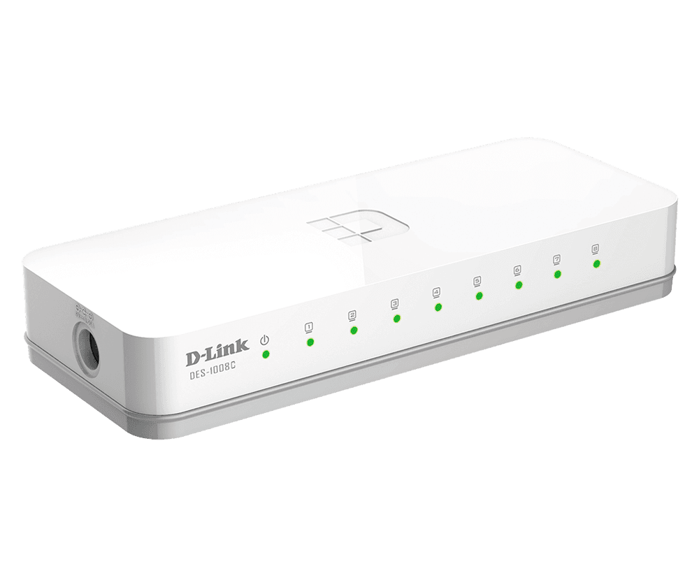 D-link DES-1008C 8-Port 10/100 Mbps Desktop Switch — image 1