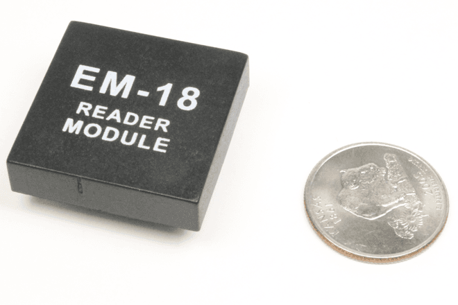 EM-18 RFID 125KHz Card Reader Module   — image 1