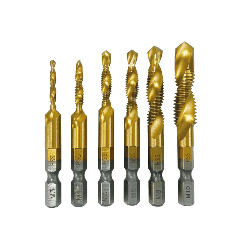 Thread drill bit set 6 Pcs GSFIXTOP — image 1