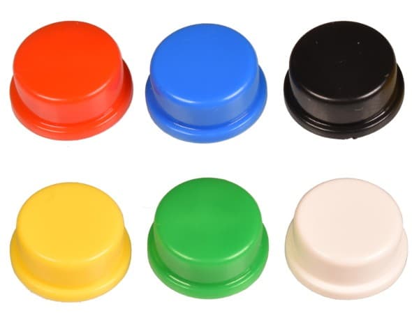 Red Cap for Pushbutton switch B3F-4055 — image 1