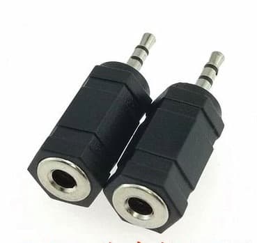 2.5mm Male to 3.5mm Female Audio Stereo Connector  — image 1
