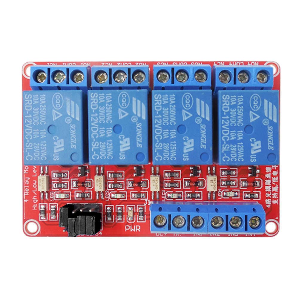 4 Channel Relay Module With Optocoupler 12V — image 1