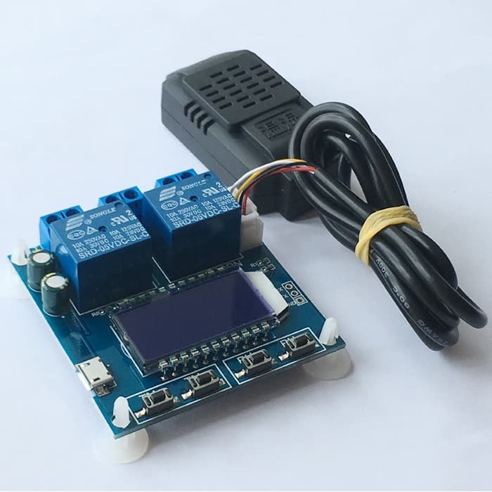 Temperature and humidity Controller with LCD,  2 relays and Sensor — image 1