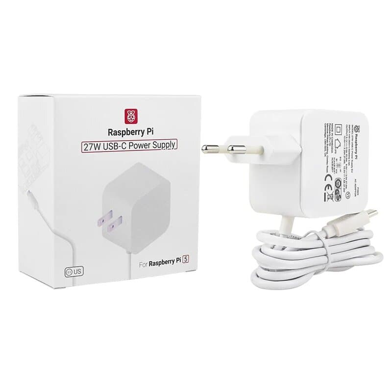 Official Raspberry Pi 5 27W USB-C Power Supply 5.1V 5A — image 1