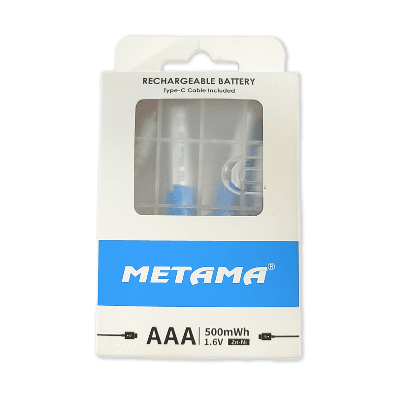 Portable Type C USB Li-ion Rechargeable AAA Battery 1.5V 800mWh — image 1