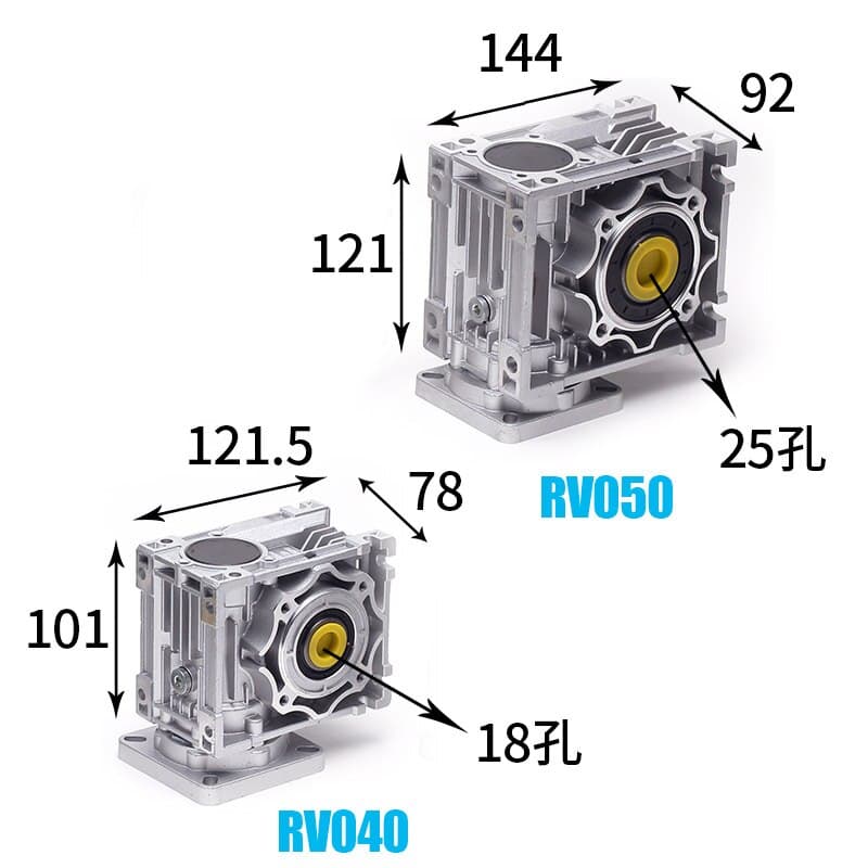 RV040 Réducteur de turbine for stepper motor NEMA 23 — image 1