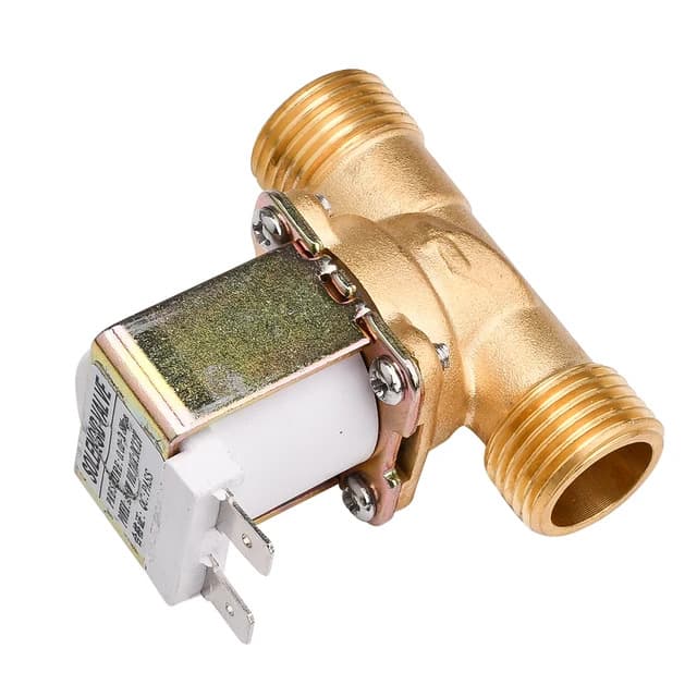 DC12V N/C Normally Closed Water Solenoid Valve, G1/2 — image 1