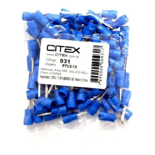 PTV2-10 TERMINAL WIRE  2.5mm² 100 Pcs — image 1