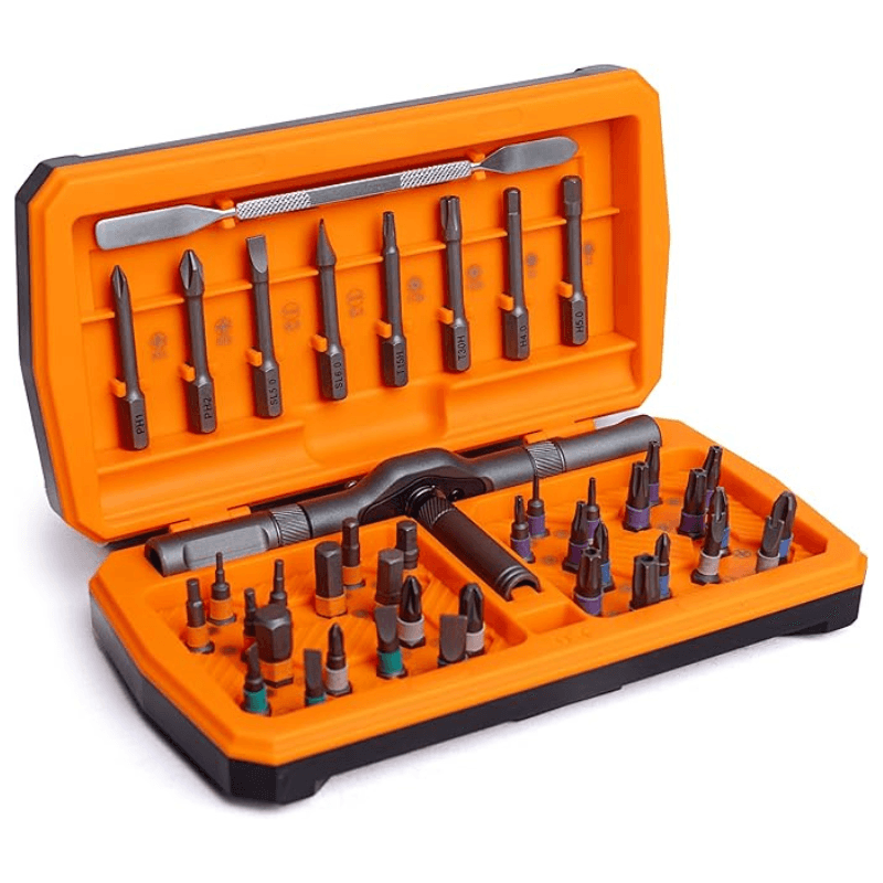 43-PIECE PRECISION SCREWDRIVER BIT SET WITH MAGNETIC BIT HOLDER — image 1