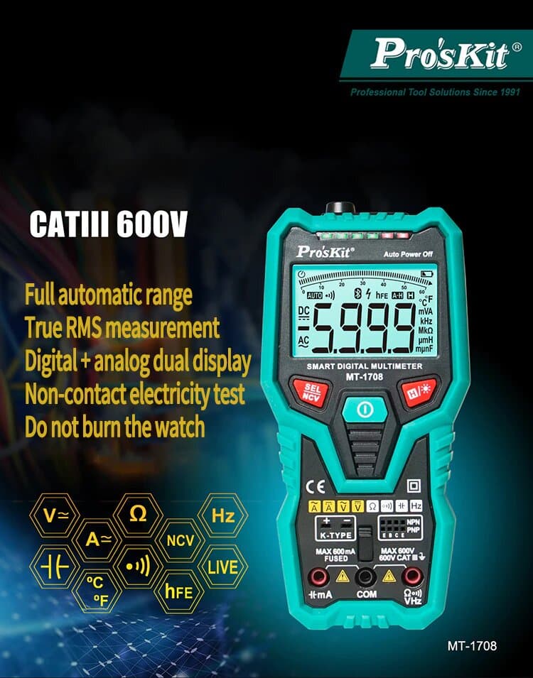 Digital Multimeter MT-1708  — image 1