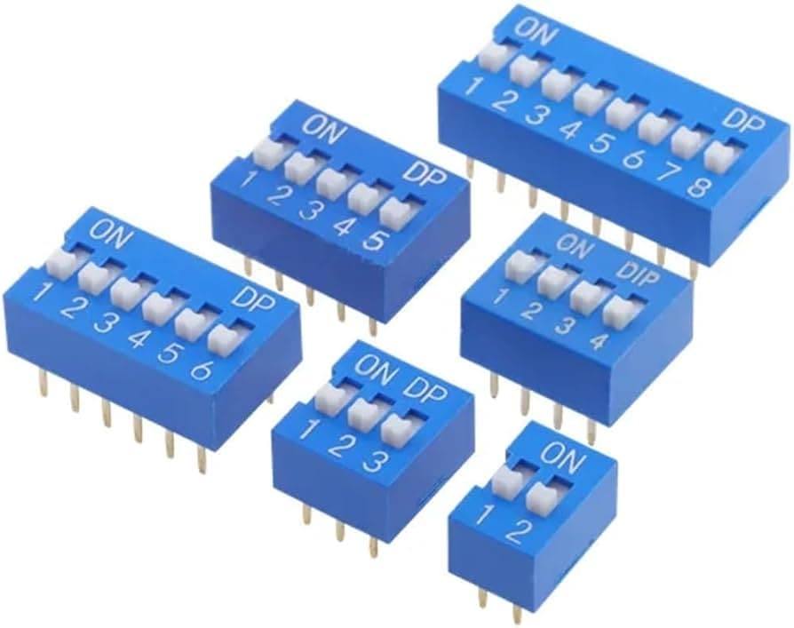 Blue 2.54mm Dip Switch DS-06 — image 1