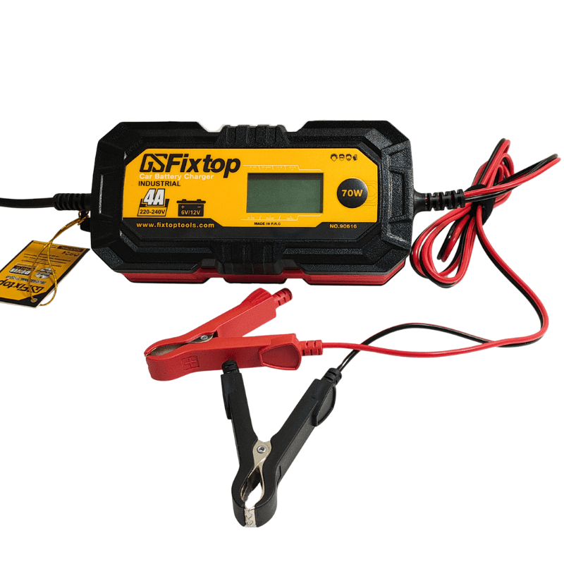 70W Smart Car Battery Charger – 12V/24V 4A — image 1